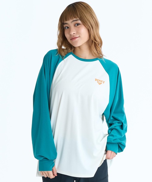 ROXY(ロキシー)の「ROXY/ロキシー レディース ロンT 水陸両用 RLY261026 UT(Tシャツ/カットソー・レディース・ホワイト/ブラック/ブルー・M)」の20枚目の写真