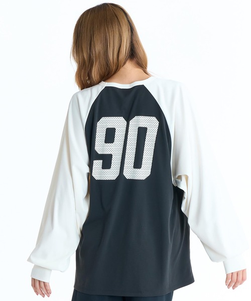 ROXY(ロキシー)の「ROXY/ロキシー レディース ロンT 水陸両用 RLY261026 UT(Tシャツ/カットソー・レディース・ホワイト/ブラック/ブルー・M)」の21枚目の写真