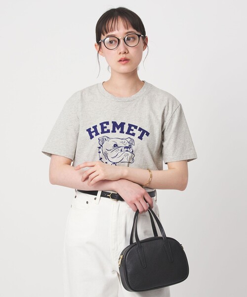 MIXTA(ミクスタ)の「【別注】<MIXTA>ショートスリーブ プリント Tシャツ ミディアムグレー(Tシャツ/カットソー・レディース・グレー系・FREE)」の2枚目の写真