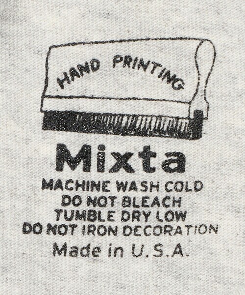 MIXTA(ミクスタ)の「【別注】<MIXTA>ショートスリーブ プリント Tシャツ ミディアムグレー(Tシャツ/カットソー・レディース・グレー系・FREE)」の15枚目の写真