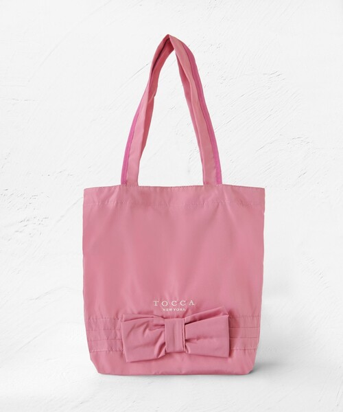 TOCCA(トッカ)の「HOLDING KNOT SUBBAG サブバッグ(エコバッグ/サブバッグ・レディース・ピンク系/ブラック系・F)」の2枚目の写真