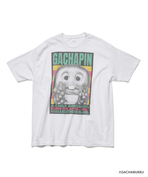 ZOZOVILLA(ゾゾヴィラ)の「GACHAPIN Tee 3(Tシャツ/カットソー・メンズ・ホワイト・XL/L/M/S)」の1枚目の写真