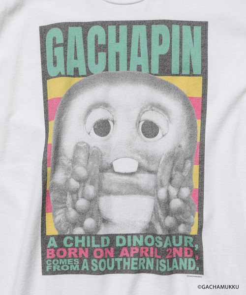 ZOZOVILLA(ゾゾヴィラ)の「GACHAPIN Tee 3(Tシャツ/カットソー・メンズ・ホワイト・XL/L/M/S)」の2枚目の写真