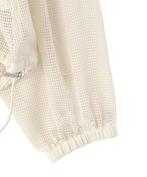 AMERICAN HOLIC(アメリカンホリック)の「メッシュ異素材ブルゾン(ブルゾン・レディース・ブラック/アイボリー・M/L)」の20枚目の写真