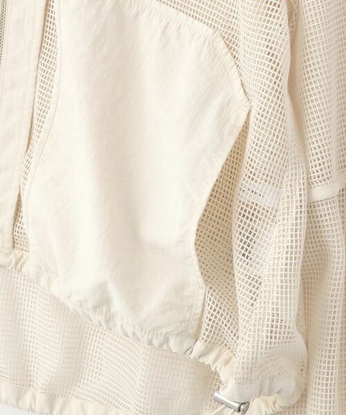 AMERICAN HOLIC(アメリカンホリック)の「メッシュ異素材ブルゾン(ブルゾン・レディース・ブラック/アイボリー・M/L)」の22枚目の写真