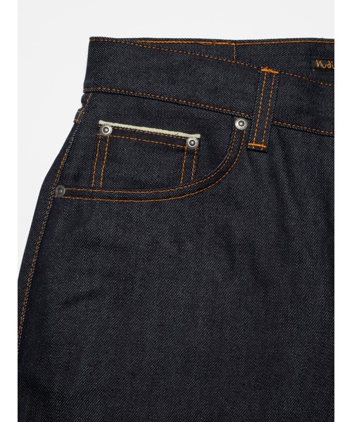 Nudie Jeans（ヌーディージーンズ）の「Nudie Jeans/ヌーディージーンズ Rad Rufus / ハイウエストレギュラーフィットジーンズ / Dry Dusk Selvage（デニムパンツ・メンズ・ノンウォッシュ・29inch/31inch/33inch/34inch/36inch）」の11枚目の写真