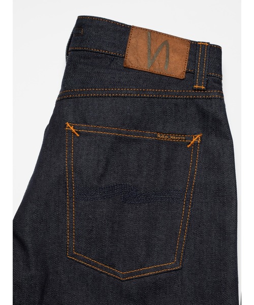 Nudie Jeans（ヌーディージーンズ）の「Nudie Jeans/ヌーディージーンズ Rad Rufus / ハイウエストレギュラーフィットジーンズ / Dry Dusk Selvage（デニムパンツ・メンズ・ノンウォッシュ・29inch/31inch/33inch/34inch/36inch）」の12枚目の写真