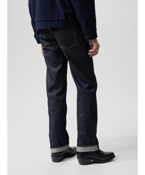 Nudie Jeans（ヌーディージーンズ）の「Nudie Jeans/ヌーディージーンズ Rad Rufus / ハイウエストレギュラーフィットジーンズ / Dry Dusk Selvage（デニムパンツ・メンズ・ノンウォッシュ・29inch/31inch/33inch/34inch/36inch）」の7枚目の写真