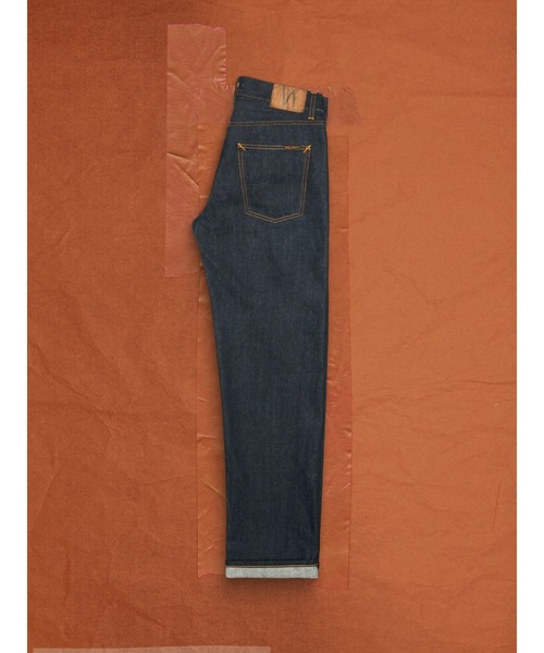 Nudie Jeans（ヌーディージーンズ）の「Nudie Jeans/ヌーディージーンズ Rad Rufus / ハイウエストレギュラーフィットジーンズ / Dry Dusk Selvage（デニムパンツ・メンズ・ノンウォッシュ・29inch/31inch/33inch/34inch/36inch）」の2枚目の写真