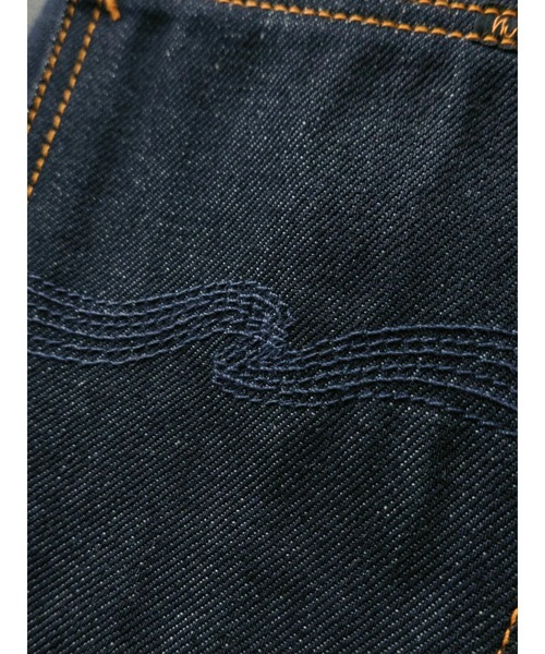 Nudie Jeans（ヌーディージーンズ）の「Nudie Jeans/ヌーディージーンズ Rad Rufus / ハイウエストレギュラーフィットジーンズ / Dry Dusk Selvage（デニムパンツ・メンズ・ノンウォッシュ・29inch/31inch/33inch/34inch/36inch）」の4枚目の写真