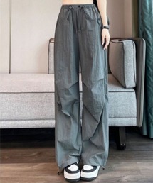 膝タック ドロストワークパンツ