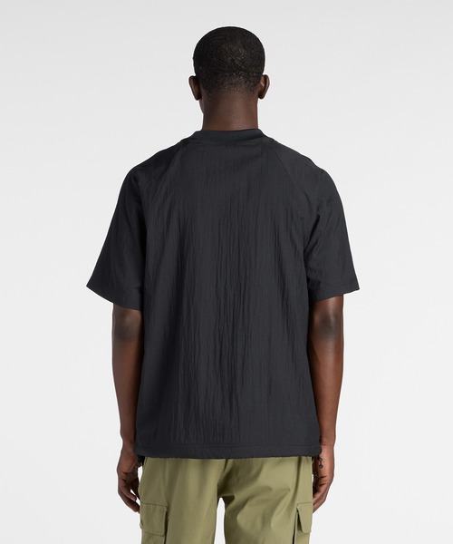 NEW BALANCE(ニューバランス)の「NB GREY 2レイヤーTシャツ(Tシャツ/カットソー・メンズ・オフホワイト/セージグリーン/ブラック・XX-LARGE/SMALL/MEDIUM/LARGE/X-LARGE)」の10枚目の写真