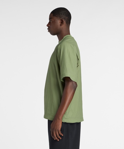 NEW BALANCE(ニューバランス)の「NB GREY 2レイヤーTシャツ(Tシャツ/カットソー・メンズ・オフホワイト/セージグリーン/ブラック・XX-LARGE/SMALL/MEDIUM/LARGE/X-LARGE)」の14枚目の写真