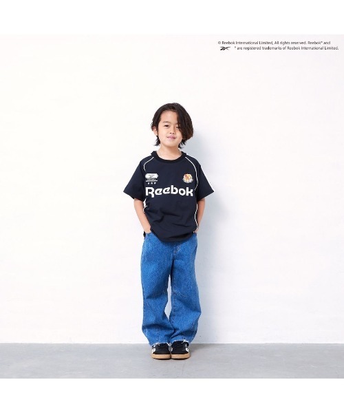 Fluffy BROTHERS(フラッフィーブラザーズ)の「【Reebok】サッカーシャツ(Tシャツ/カットソー・キッズ・ブラック・100cm/110cm/120cm/130cm/140cm/150cm/160cm)」の13枚目の写真