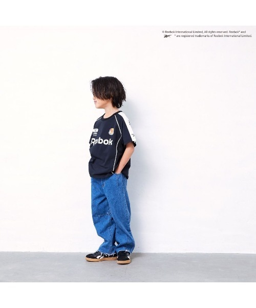 Fluffy BROTHERS(フラッフィーブラザーズ)の「【Reebok】サッカーシャツ(Tシャツ/カットソー・キッズ・ブラック・100cm/110cm/120cm/130cm/140cm/150cm/160cm)」の14枚目の写真