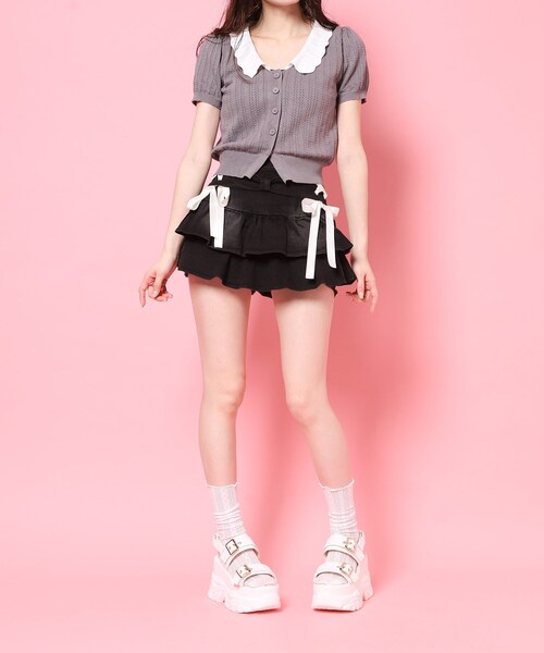 cs T&P（シーエスティーアンドピー）の「厚底ダブルベルトサンダル（サンダル・レディース・ホワイト/ブラック・L/M/S/LL）」の5枚目の写真