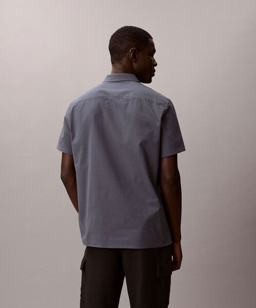 Calvin Klein(カルバン・クライン)の「クラシック シャツ(シャツ/ブラウス・メンズ・ブラック/ダークブルー・L/M/S/XL)」の8枚目の写真