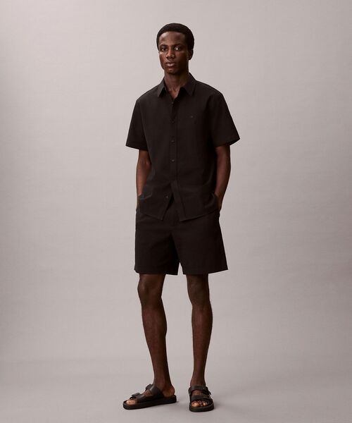 Calvin Klein(カルバン・クライン)の「クラシック シャツ(シャツ/ブラウス・メンズ・ブラック/ダークブルー・L/M/S/XL)」の12枚目の写真