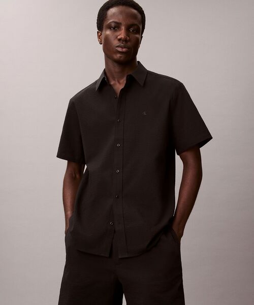 Calvin Klein(カルバン・クライン)の「クラシック シャツ(シャツ/ブラウス・メンズ・ブラック/ダークブルー・L/M/S/XL)」の16枚目の写真