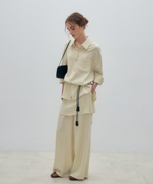 LA PEAU DE GEM】front cut tops/フロントカットトップス