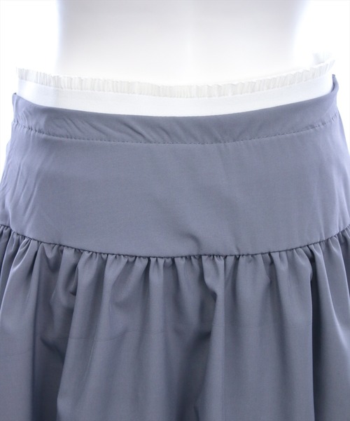clear（クリア）の「リボン刺繍入りミニバルーンスカート［骨格ウェーブ/春夏/ガーリー/初夏］（スカート・レディース・ブラック/グレー・M/S）」の18枚目の写真