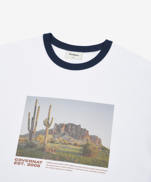 COVERNAT(カバーナット)の「キャクタスバレーグラフィックTシャツホワイト(Tシャツ/カットソー・レディース・その他・X-SMALL/SMALL/MEDIUM/LARGE/X-LARGE/XX-LARGE)」の3枚目の写真