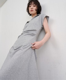 NUJOH（ヌゾ）の「Polo Wrap Midi Dress / ポロラップミディワンピース（ワンピース）」