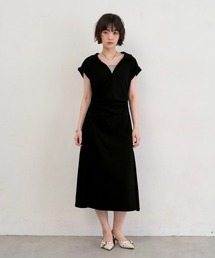 NUJOH（ヌゾ）の「Polo Wrap Midi Dress / ポロラップミディワンピース（ワンピース）」