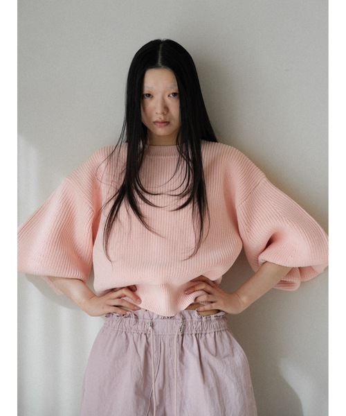 Katrin TOKYO（カトリーントーキョー）の「curved drawstring pants（その他パンツ・レディース・ブラウン/アイボリー・S/M/XS-Short/XS-Regular）」の12枚目の写真