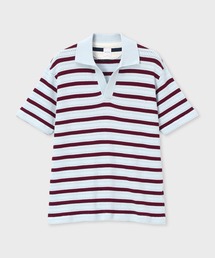 Paul Smith | メッシュボーダー スキッパーポロシャツ / 163522 932Z(ポロシャツ)