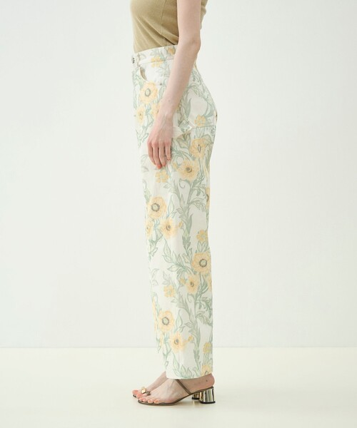 MACPHEE(マカフィー)の「ウォールペーパーツイル ストレートパンツ(その他パンツ・レディース・イエロー系その他2・34/36)」の4枚目の写真