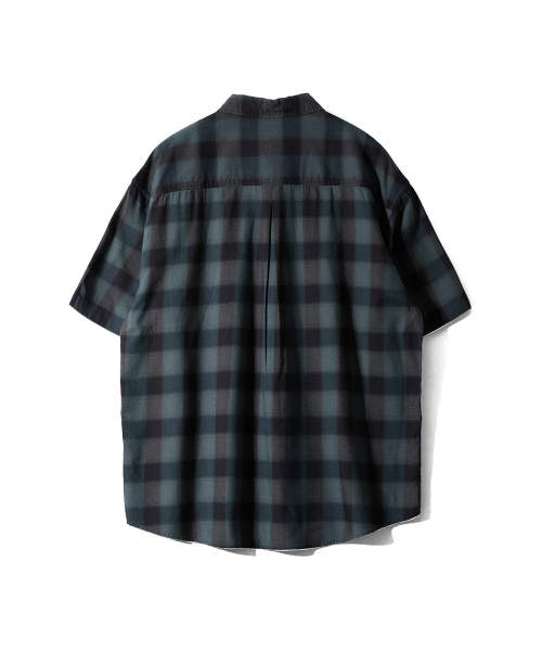 HORLISUN(ホーリーサン)の「Ophir Cupro Ombre Multi Check Shirt Charcoal(シャツ/ブラウス・メンズ・その他・LARGE/MEDIUM/SMALL)」の3枚目の写真