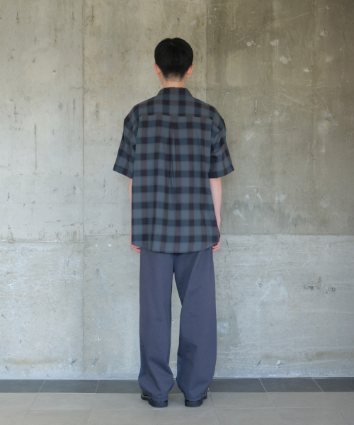 HORLISUN(ホーリーサン)の「Ophir Cupro Ombre Multi Check Shirt Charcoal(シャツ/ブラウス・メンズ・その他・LARGE/MEDIUM/SMALL)」の8枚目の写真