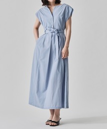 CITY TOKYO | 【CITY TOKYO/シティートウキョウ】Chambray Belted Dress/シャンブレーベルトドレス(ワンピース)