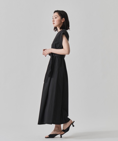 CITY TOKYO（シティトウキョウ）の「【CITY TOKYO/シティートウキョウ】Chambray Belted Dress/シャンブレーベルトドレス（ワンピース・レディース・ブルー/ホワイト/ブラック・1/2）」の15枚目の写真