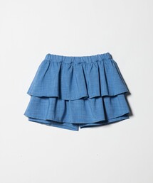 green label relaxing | リネンライク フリル キュロット / キッズ 140cm-160cm(デニムパンツ)