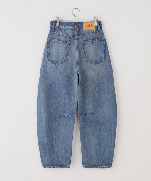JOURNAL STANDARD（ジャーナルスタンダード）の「【DALA / ダラ】 LIDO ANKLE JEAN W/SEAM BEIGE PATCH（デニムパンツ・レディース・ブルー・26/25/24）」の5枚目の写真