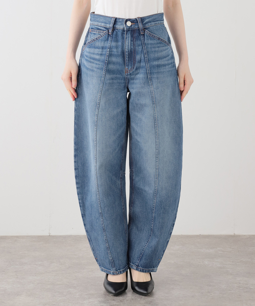 JOURNAL STANDARD（ジャーナルスタンダード）の「【DALA / ダラ】 LIDO ANKLE JEAN W/SEAM BEIGE PATCH（デニムパンツ・レディース・ブルー・26/25/24）」の15枚目の写真