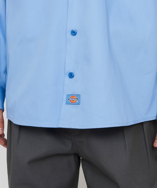 Dickies(ディッキーズ)の「Dickies/ディッキーズ ライト ワークシャツ 長袖 (Japan fit)(シャツ/ブラウス・メンズ・ヘザーグレー/ブラック/ライトベージュ・MEDIUM/LARGE)」の14枚目の写真