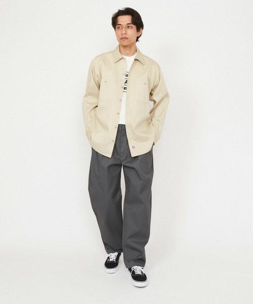 Dickies/ディッキーズ ライト ワークシャツ 長袖 (Japan fit)（シャツ