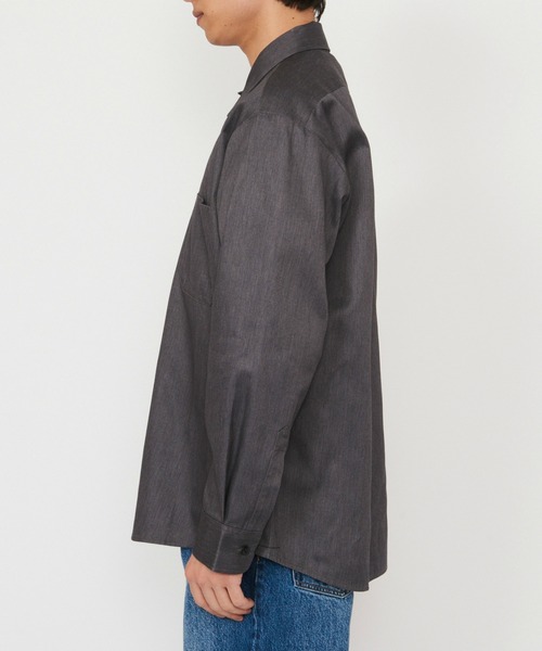 Dickies(ディッキーズ)の「Dickies/ディッキーズ ライト ワークシャツ 長袖 (Japan fit)(シャツ/ブラウス・メンズ・ヘザーグレー/ブラック/ライトベージュ・MEDIUM/LARGE)」の18枚目の写真