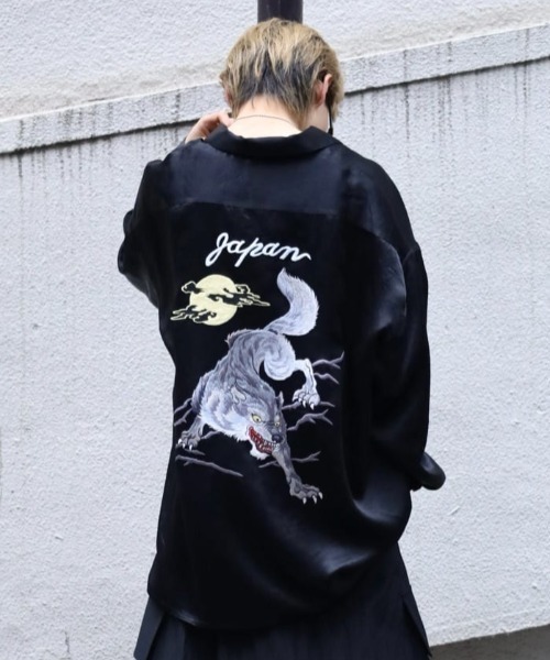 ROYAL FLASH（ロイヤルフラッシュ）の「el_conductorh/コンダクター/別注刺繍スカシャツ（シャツ/ブラウス・メンズ・ブラック・2/4）」の3枚目の写真