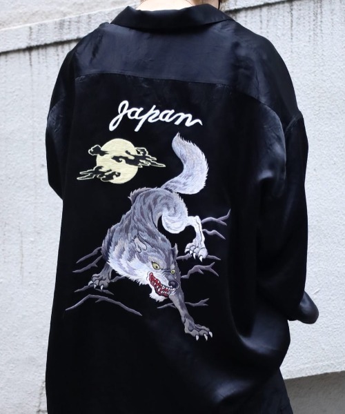 ROYAL FLASH（ロイヤルフラッシュ）の「el_conductorh/コンダクター/別注刺繍スカシャツ（シャツ/ブラウス・メンズ・ブラック・2/4）」の7枚目の写真