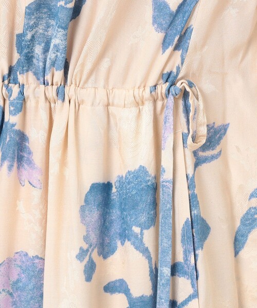 NE QUITTEZ PAS!(ヌキテパ)の「ne Quittez pas Shantoon Jacquard ワンピース(シャツワンピース・レディース・ダークグリーン/アイボリー・S)」の11枚目の写真