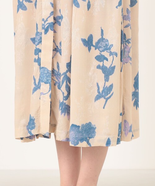NE QUITTEZ PAS!(ヌキテパ)の「ne Quittez pas Shantoon Jacquard ワンピース(シャツワンピース・レディース・ダークグリーン/アイボリー・S)」の12枚目の写真