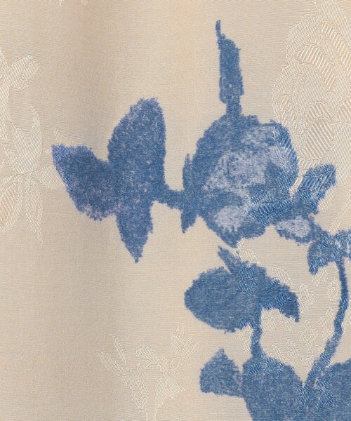 NE QUITTEZ PAS!(ヌキテパ)の「ne Quittez pas Shantoon Jacquard ワンピース(シャツワンピース・レディース・ダークグリーン/アイボリー・S)」の13枚目の写真