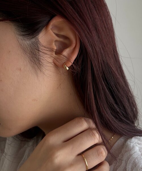 CAPRICIEUX LE'MAGE(カプリシューレマージュ)の「〈GOLDY/ゴールディ〉カシュープチピアス(ピアス(両耳用)・レディース・ゴールド/シルバー・FREE)」の5枚目の写真
