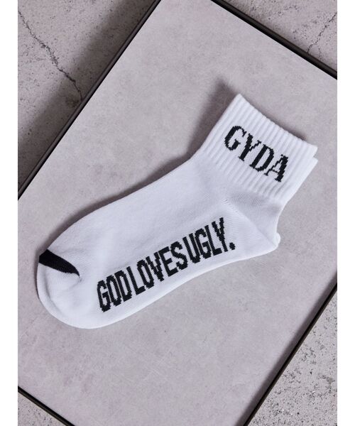 GYDA(ジェイダ)の「GYDA SOX(ソックス/靴下・レディース・ピンク/その他3/ブラック/グレー/オフホワイト・FREE)」の1枚目の写真
