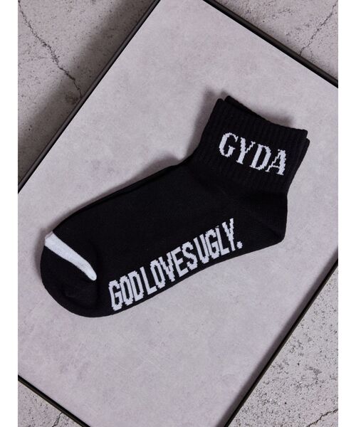 GYDA(ジェイダ)の「GYDA SOX(ソックス/靴下・レディース・ピンク/その他3/ブラック/グレー/オフホワイト・FREE)」の2枚目の写真