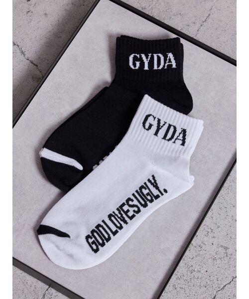 GYDA(ジェイダ)の「GYDA SOX(ソックス/靴下・レディース・ピンク/その他3/ブラック/グレー/オフホワイト・FREE)」の7枚目の写真